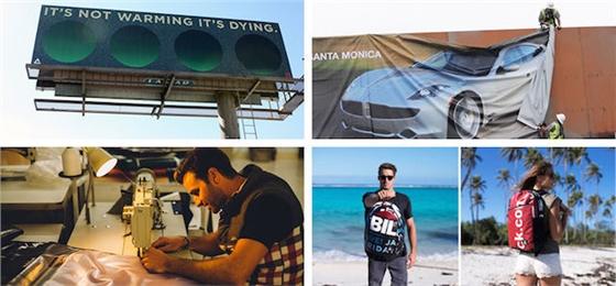 你无法想象的创意九游球赛-九游(中国):广告牌瞬间变包包-广州聚奇广告