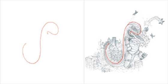怪兽的造型曲线 怪兽的造型曲线