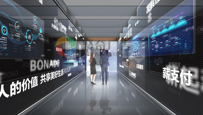 企业展厅全科技化企业文化展示九游球赛-九游(中国)—聚奇广告